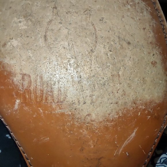 ROAD WOLF VINTAGE BLACK LEATHER METAL TIP WOMAN'S PULL ON COWBOY BOOTS SIZE 8.5 - Picture 14 of 14